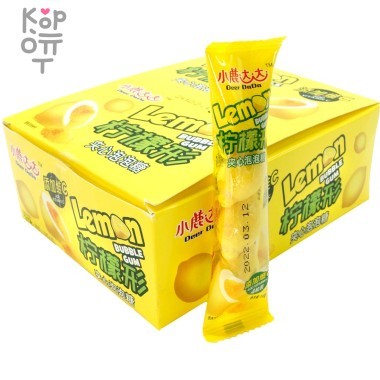 Жевательная резинка Deer DaDa с фруктовым вкусом в форме Лимона — Корейские товары для всей семьи(КорОпт)