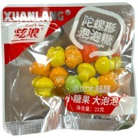 Жевательная резинка XuanLang Gum - Цветные коконы с фруктовым вкусом