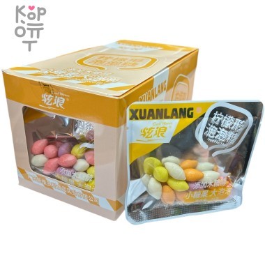Жевательная резинка XuanLang Gum - Цветные коконы с фруктовым вкусом — Корейские товары для всей семьи(КорОпт)