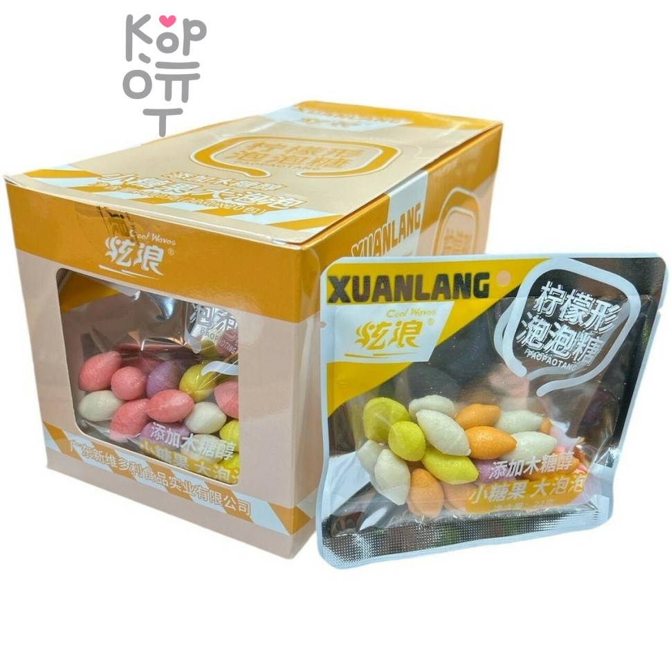 Жевательная резинка XuanLang Gum - Цветные коконы с фруктовым вкусом