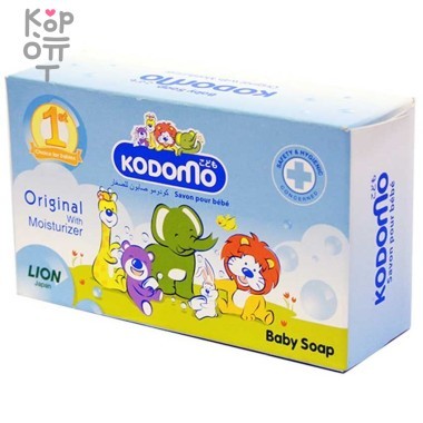 LION Kodomo - Мыло детское c увлажняющим кремом 75гр. &mdash; Корейские товары для всей семьи(КорОпт)