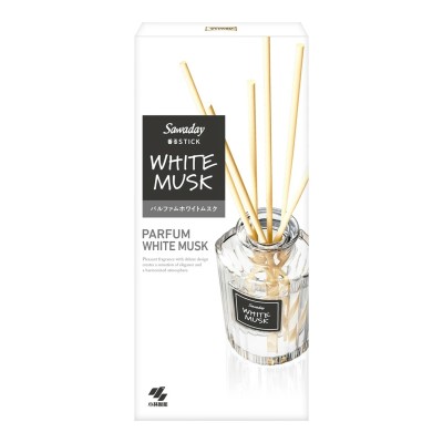 097243 "Sawaday Fragrant Stick" Освежитель воздуха для дома (с палочками) белый мускус 70мл