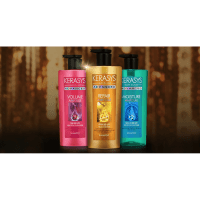 Kerasys Advanced Ampoule Volume Shampoo - Ампульный шампунь для объема волос с коллагеном 600мл.