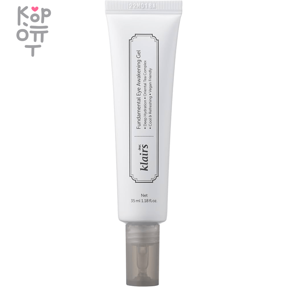 Dear, Klairs Fundamental Eye Awakening Gel - Гель для век против отеков с Кофеином и Маслом Жожоба 35мл., купить с доставкой на дом фото 1 — Корейские товары для всей семьи(КорОпт) Dear, Klairs Fundamental Eye Awakening Gel - Гель для век против отеков с Кофеином и Маслом Жожоба 35мл., купить с доставкой на дом фото 1 — Корейские товары для всей семьи(КорОпт)
