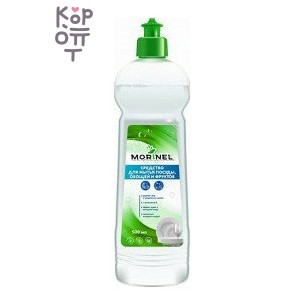 Morinel — Dish, Fruit &amp; Vegetable Washing Liquid with Vitamin E — средство для мытья посуды, овощей и фруктов с витамином Е, 500 или 750 мл