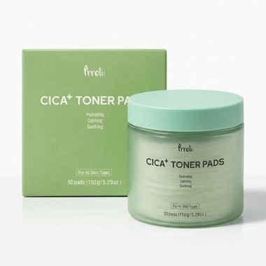 Prreti Cica Plus Toner Pads - Тонизирующие подушечки для лица с Центеллой 150гр./50шт. &mdash; Корейские товары для всей семьи(КорОпт)