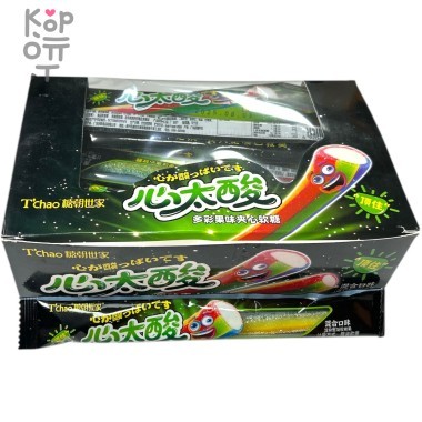 Жевательная конфета тянучка T&#039;Chao Помадка с витамином С, со вкусом и соком фруктов — Корейские товары для всей семьи(КорОпт)