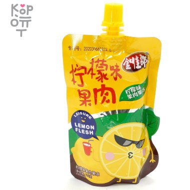 Желе фруктовое Quilong со вкусом Лимона &mdash; Корейские товары для всей семьи(КорОпт)