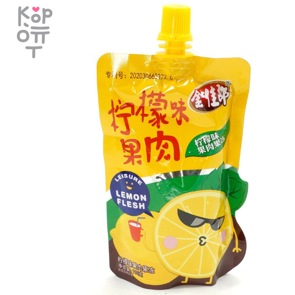 Желе фруктовое Quilong со вкусом Лимона, купить с доставкой на дом фото 1 &mdash; Корейские товары для всей семьи(КорОпт)