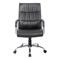 Executive Chair 107S Black - Кресло руководителя из экокожи, чёрное