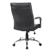 Executive Chair 107S Black - Кресло руководителя из экокожи, чёрное