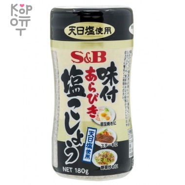 Специя S&amp;B Крупная соль и чёрный перец &mdash; Корейские товары для всей семьи(КорОпт)