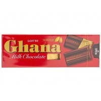 Lotte Ghana - Шоколад Гана молочный 10 шт. 40 г