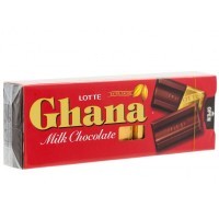 Lotte Ghana - Шоколад Гана молочный 10 шт. 40 г