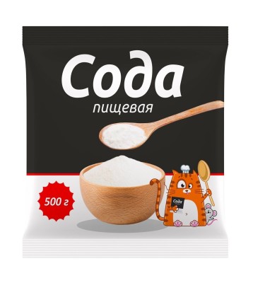 Отличная кухня — Baking Soda — Сода пищевая — 500 г — коробка 40 шт