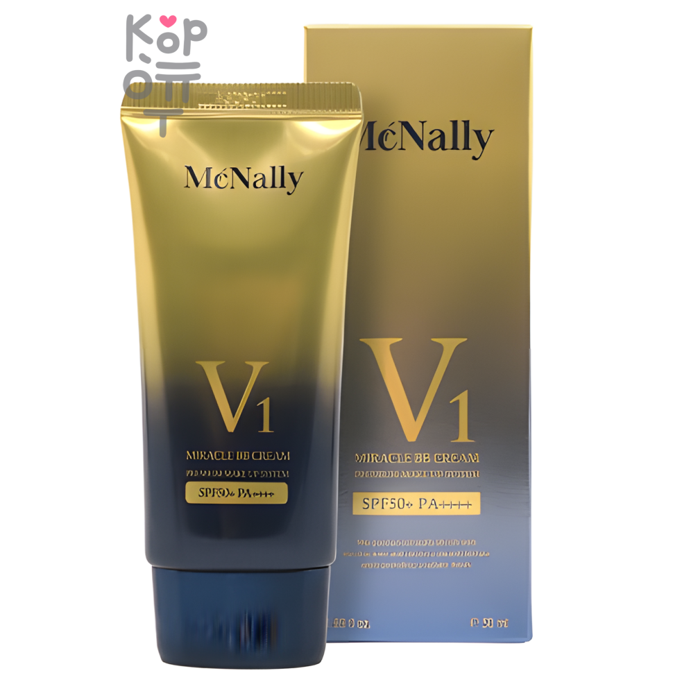 Pretty Skin McNally V1 Miracle BB Cream SPF 50+ PA++++ - Увлажняющий коллагеновый ВВ-крем 50мл. 