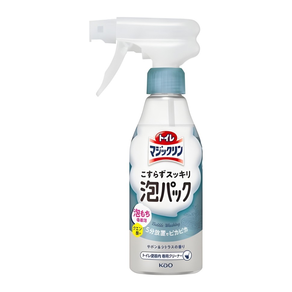 KAO Моющее и чистящее средство "Magicclean" для туалета (спрей для удаления и предотвращения загрязнений в чаше унитаза / мыло и цитрус) 300 мл