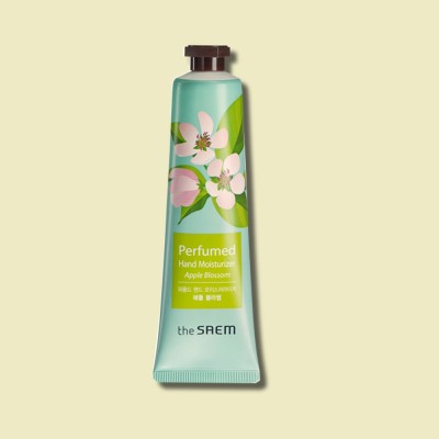 The Saem Perfumed Hand Moisturizer Apple Blossom — Парфюмированный увлажняющий крем для рук «Цветение яблони», 30 миллилитров