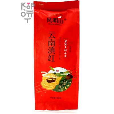 Чай Fengmingshan Yunnan Dianhong - Черный чай Юньнаньский, Юньнань Дяньхун, 100гр.