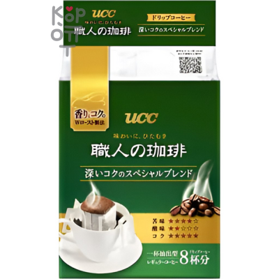 UCC Drip Coffee Deep Rich Special Blend - Кофе Спешиал Бленд молотый, фильтр-пакет