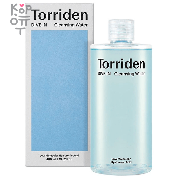 Torriden Dive In Low Molecular Hyaluronic Acid Cleansing Water - Очищающая вода с низкомолекулярной Гиалуроновой Кислотой 400мл., купить с доставкой на дом фото 1 — Корейские товары для всей семьи(КорОпт)