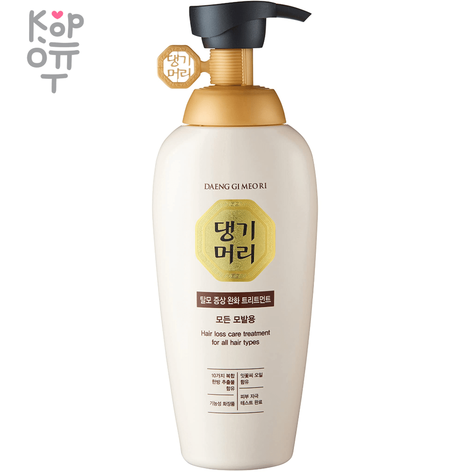 Daeng Gi Meo Ri Hair Loss Treatment For All Hair Types - Маска против выпадения для всех типов волос 400мл., купить с доставкой на дом фото 1 — Корейские товары для всей семьи(КорОпт)