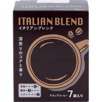 Seiko Coffee Italian Blend Drip Bag Coffee - Молотый кофе с насыщенным вкусом и ароматом 8гр., Коробка 7шт.