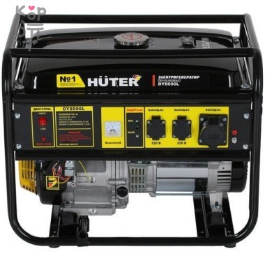 Бензиновый генератор Huter DY8000L — Корейские товары для всей семьи(КорОпт)