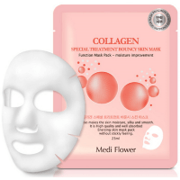 Medi Flower Special Treatment Bouncy Mask Pack - Тканевая увлажняющая маска для лица 23мл.