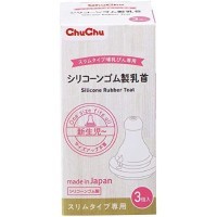 Chu Chu Baby Сменная силиконовая соска для бутылочки с узким горлышком 1шт.