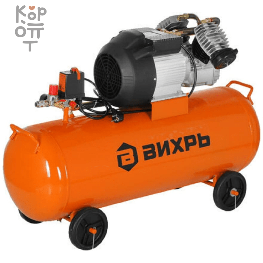 Компрессор ВИХРЬ КМП-400/100, купить с доставкой на дом фото 1 — Корейские товары для всей семьи(КорОпт)