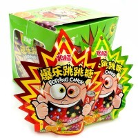Конфеты Poping Candy Mix Flavor "Танец колы" Шипучка - взрывашка Кола с фруктовым вкусом