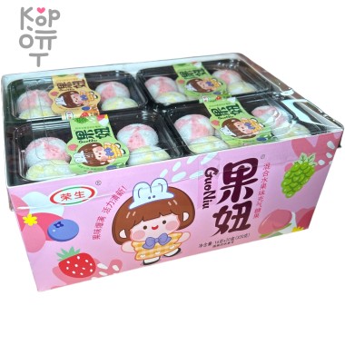 Маршмеллоу GuoNiu Q Emoji - Зефир фруктики — Корейские товары для всей семьи(КорОпт)