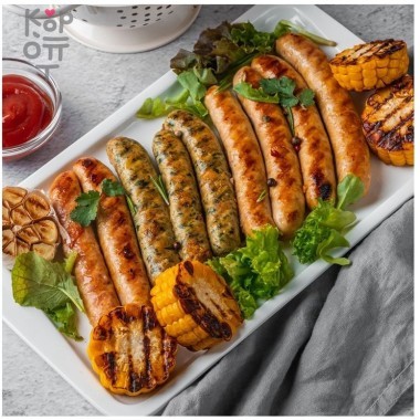 Ассорти из колбасок гриль Нежность, замороженные, цена за 1 кг &mdash; Корейские товары для всей семьи(КорОпт)