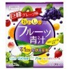 Yuwa Delicious Fruit Aojiru Iron & Folic Acid  Концентрат для приготовления безалкогольных напитков "Аодзиру с фруктами" (виноград, клубника) 3гр.*20шт., купить с доставкой на дом фото 5 — Корейские товары для всей семьи(КорОпт)