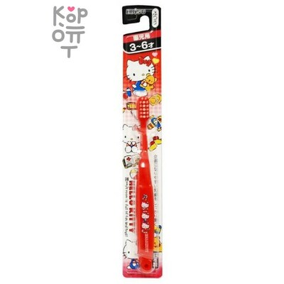EBISU Kids Toothbrush - Детская зубная щетка "Котята" с компактной головкой (от 3 до 6 лет).