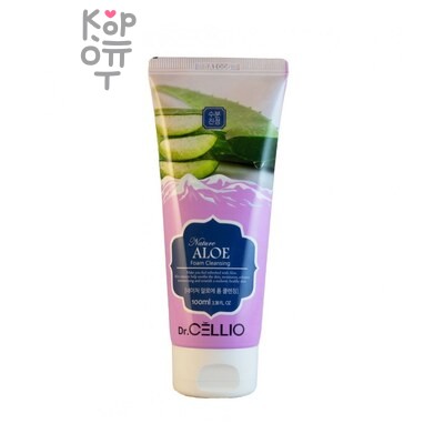 CELLIO G70 NATURE ALOE FOAM CLEANSING, Dr., 10 120 — Пенка, для лица с экстрактом алое, 100 г