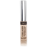 Enough Collagen Whitening Cover Tip Concealer 3in1 SPF36/PA+++ - Осветляющий коллагеновый консилер 3в1, 9гр. 