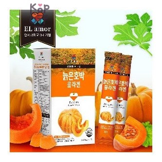 EL amor — Pumpkin Collagen Jelly Sticks — Коллагеновое желе на основе экстракта спелой тыквы, 20 г × 60 шт