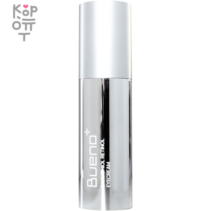 Bueno Bakuchiol Retinol Eye Cream - Омолаживающий крем для кожи вокруг глаз с Ретинолом 25мл. Крем Bueno Bakuchiol Retinol Eye Cream — уходовое средство для регулярного использования; в товаре выделяются: японская камелия и центелла. В КорОпт можно подобрать свежие приходы азиатской косметики с хорошим остаточным сроком годности и собрать заявку по средствам регулярного ухода.