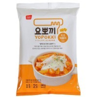Yopokki Cheese - Рисовые клецки с сырным соусом