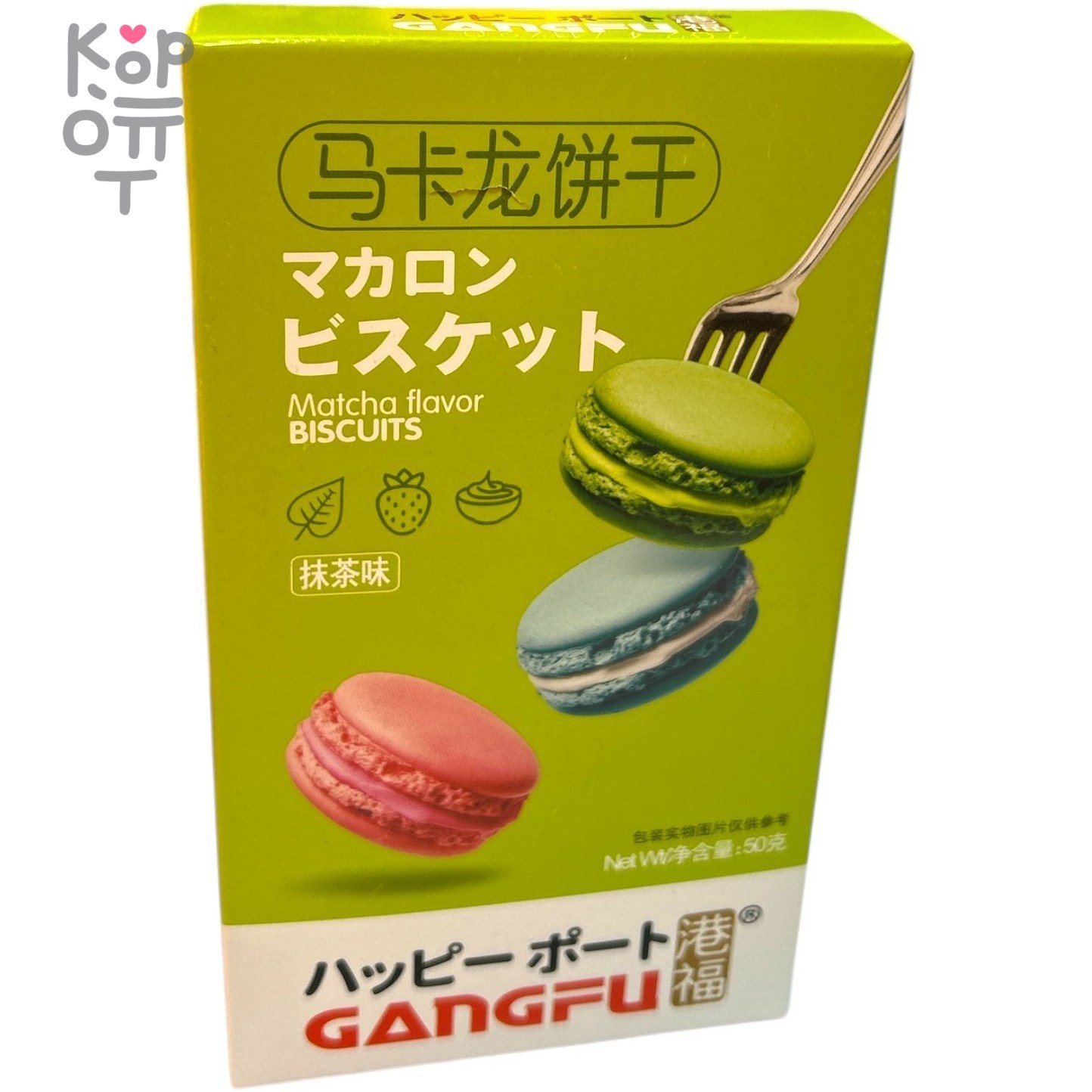 Gangfu Macaroni Cakes - Злаковое печенье с кремовой начинкой и вкусом фруктов, купить с доставкой на дом фото 1 — Корейские товары для всей семьи(КорОпт)