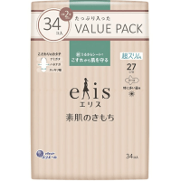 Daio Elis Ultra Slim Maxi - Ультратонкие особомягкие гигиенические прокладки c крылашками (Макси)  27см., Коробка 17шт.