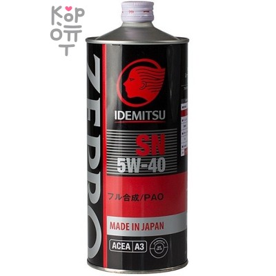 IDEMITSU ZEPRO Racing SN 5W-40 - Синтетическое моторное масло