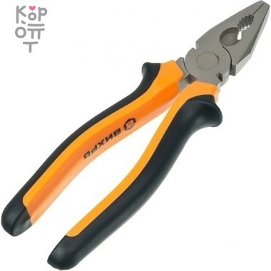 Вихрь - Плоскогубцы (пассатижи),200мм.,никелированные,двухкомпонентные рукоятки — Корейские товары для всей семьи(КорОпт)