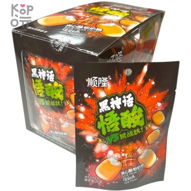 Кислая карамель Wusuan Sour Sandwich Candy - Тьма приняла вызов, кислятина со вкусом Колы — Корейские товары для всей семьи(КорОпт)