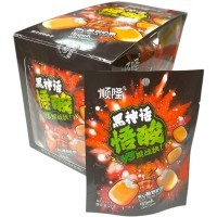 Кислая карамель Wusuan Sour Sandwich Candy - Тьма приняла вызов, кислятина со вкусом Колы