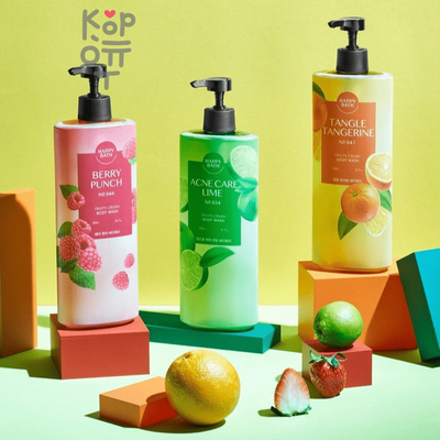 Happy Bath Fruits Crush Body Wash - Освежающий гель для душа 900мл.