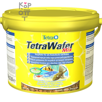 TetraWaferMix корм-чипсы для всех донных рыб 3,6 л