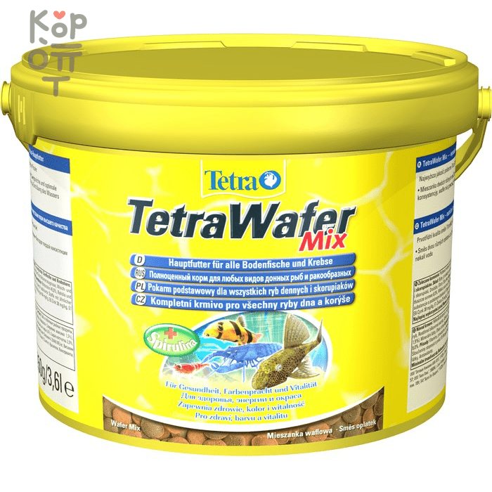 TetraWaferMix корм-чипсы для всех донных рыб 3,6 л
